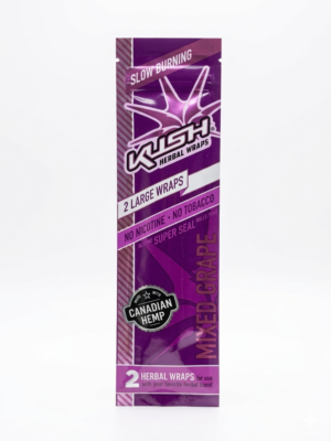 envoltorios kush herbal wraps sabor mixed grape (2 unidades)