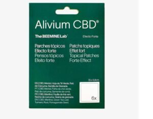 parches tópicos alivium cbd efecto forte (6 uds) – the beemine lab