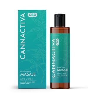 aceite de masaje relajante con cbd, gaulteria y menta – cannactiva