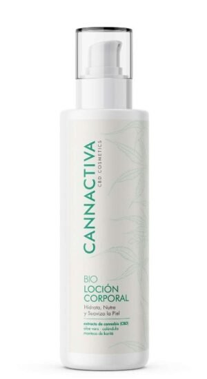 cannactiva bio loción corporal con cbd y botánicos – hidratación profunda