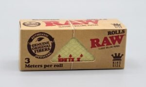rollo de papel raw classic king size slim (3 metros)